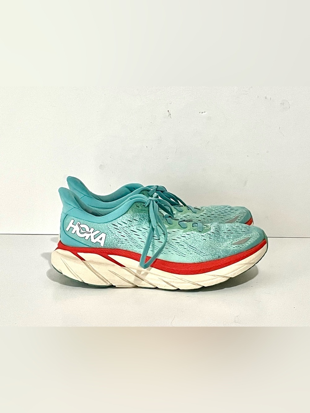 Hoka One One Clifton 8 Women's Size 9B (Medium) Running Shoes Blue